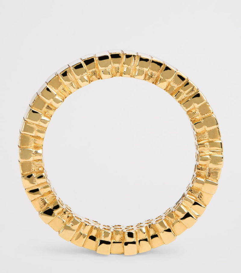 Suzanne Kalan Golden Midi Stacker Ring 5mm width, UK version