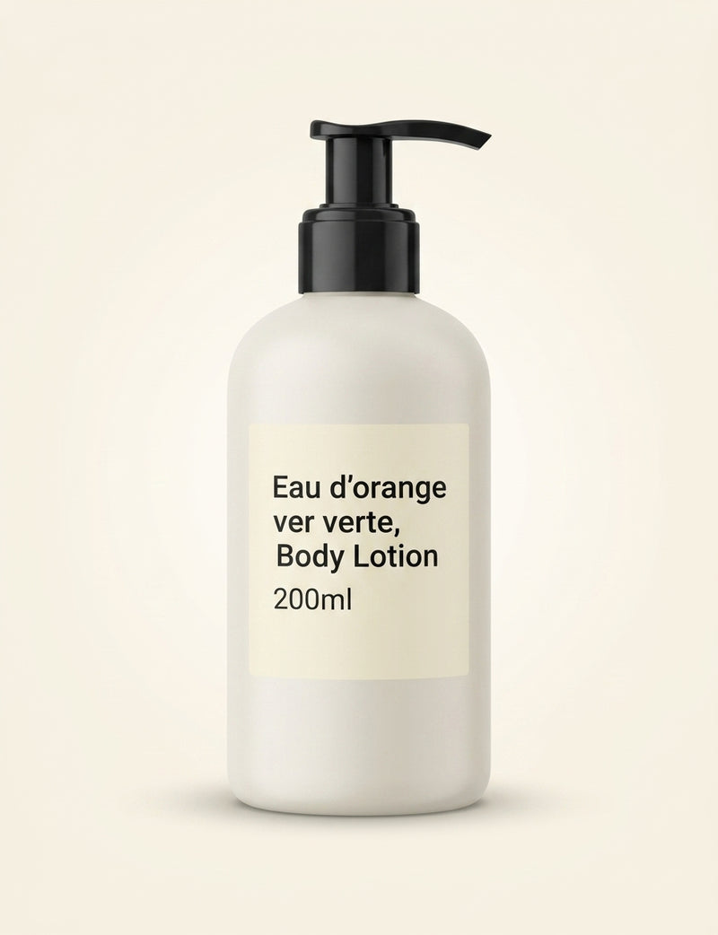 Hermès Eau d'orange verte body lotion 200ml, imported from the UK