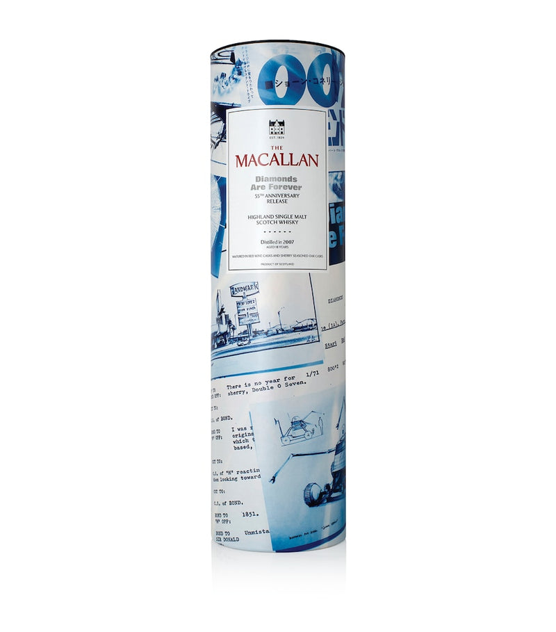 The Macallan 18-Year-Old single malt Scotch whisky 70cl Diamonds Are Forever anniversary, UK version