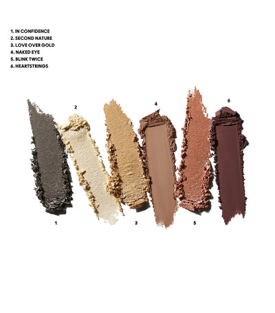 Harrods Six-Pan Intimate Nudes Eyeshadow Palette with Shimmer Finish 6.25g- Buy online at McGrocer