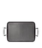 Le Creuset toughened non-stick ribbed rectangular grill 35cm, UK version