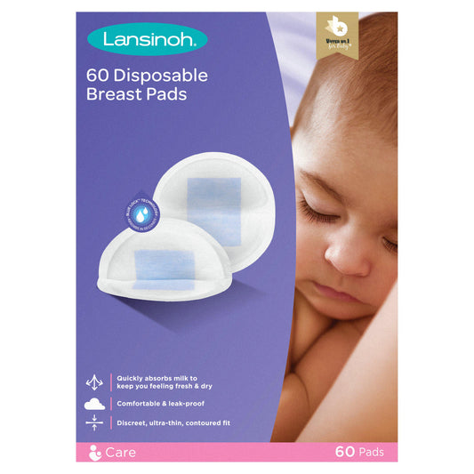 Lansinoh Disposable Breast Pads Pack of 60 accessories Sainsburys   
