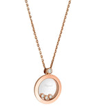 Chopard Happy Diamonds pendant 18kt rose gold, imported from the UK