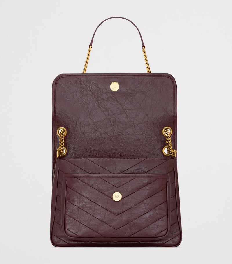 Saint Laurent Niki medium leather shoulder bag, British product