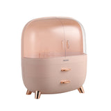 Livingandhome pink makeup organizer with drawers - British product