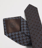 Giorgio Armani silk monogram tie 7cm - British product