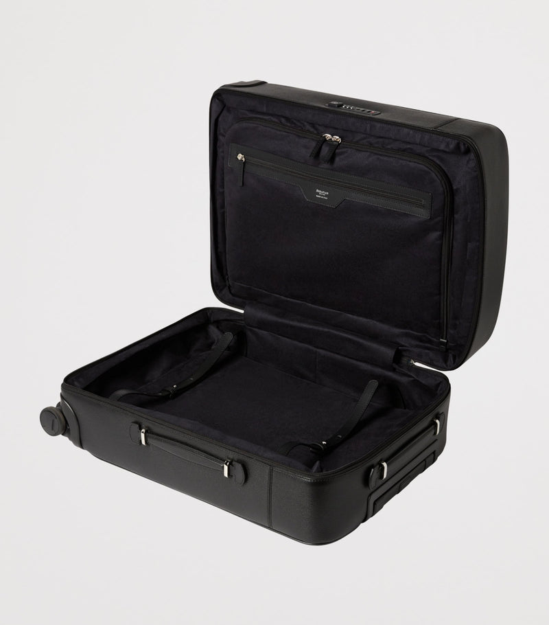 Serapian calfskin hard carry-on suitcase 55cm (British brand)