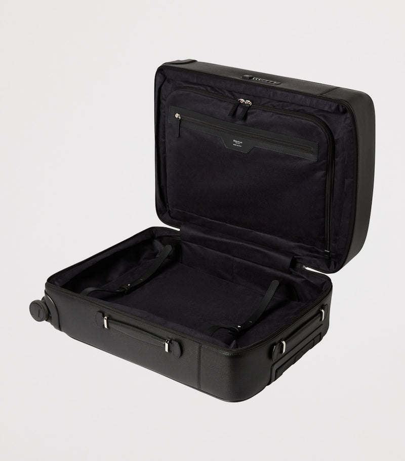 Serapian calfskin hard carry-on suitcase 55cm (British brand)