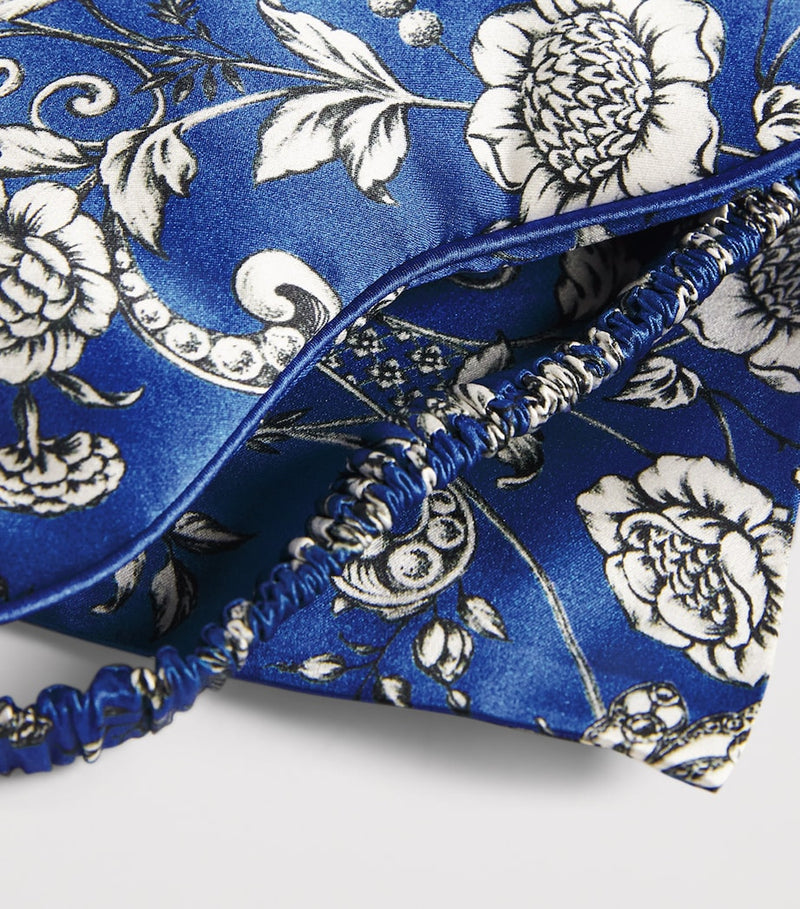 Harrods silk sleep mask butterfly print (British brand)