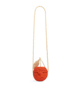 Harrods Bonpoint Raffia Orange Cross-Body Bag- Buy online at McGrocer