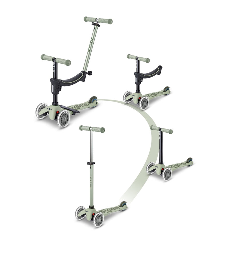 Micro Mini 4-in-1 LED Ride-On Scooter (British brand)