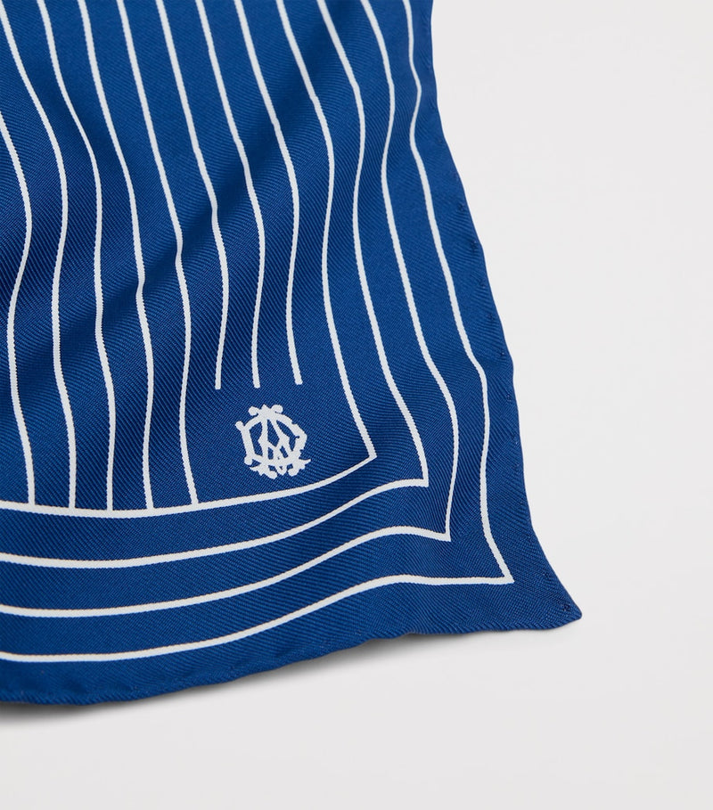 Dunhill stripe pocket square 30cm, UK version