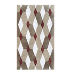 Graccioza geometric pattern bath mat 60x100cm (British brand)