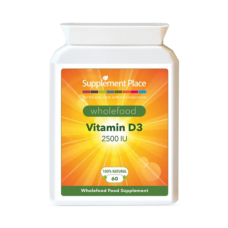 Supplement Place Vitamin D3 2500IU 60 capsules - British product