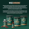 Wiseshrooms Lions Mane 2000mg vegan gummies - British product