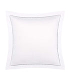Yves Delorme Colisée Blanc Square Oxford pillowcase 65cm x 65cm (British brand)