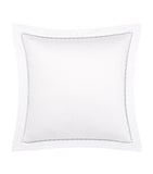 Yves Delorme Colisée Blanc Square Oxford pillowcase 65cm x 65cm (British brand)