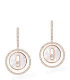 Messika Lucky Move Roségold Diamant Perlmutt Ohrringe 0,53ct, UK Version