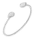 Boucheron Serpent Bohème bracelet white gold diamonds, imported from the UK
