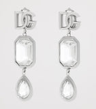 Dolce&Gabbana embellished clip-on earrings, imported from the UK