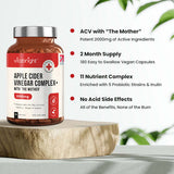 VitaBright Apple Cider Vinegar Tablets 1300 mg with The Mother, imported from the UK