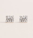 Suzanne Kalan white gold diamond stud earrings (British brand)