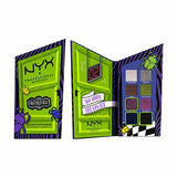 DNR Beetlejuice Shadow Palette 8-pan Makeup Palette with Electric Green and Sparkly Silver