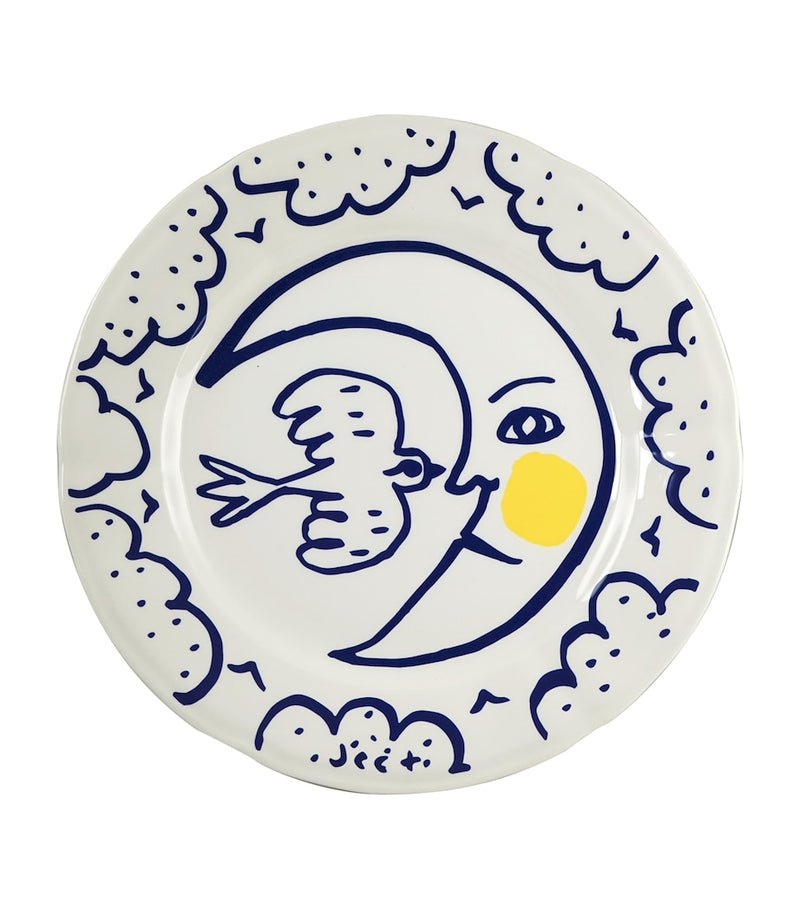 Gien L'Archipel Sentimental dinner plates 27cm set of 6 - British product