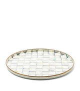 Harrods MacKenzie-Childs Sterling Check Round Tray 37cm- Buy online at McGrocer