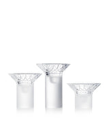 Harrods Waterford Lismore Arcus Crystal Candlesticks (Set of 3)- Buy online at McGrocer
