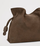 LOEWE medium suede Flamenco clutch bag, UK version