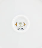 GINORI 1735 Porcelain Colonna Diva Giallo Salad Bowl 24cm, UK version