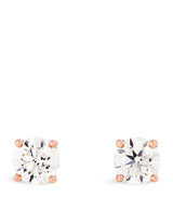 Harrods Harrods Rose Gold and Diamond Stud Earrings (0.25ctw)- Buy online at McGrocer