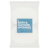 Superdrug sponges twin pack for bath and shower use (British brand)