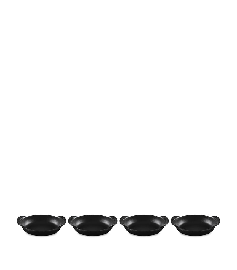 Le Creuset set of 4 mini bakers 15cm, imported from the UK