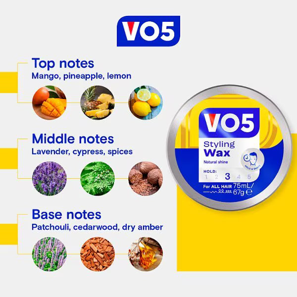 Vo5 Styling Wax 75ml (British brand)