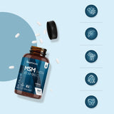 WeightWorld MSM supplement 2400mg vegan tablets, imported from the UK