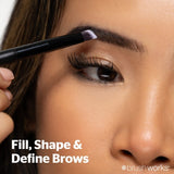 Brushworks No. 21 Precise Brow Brush - British product