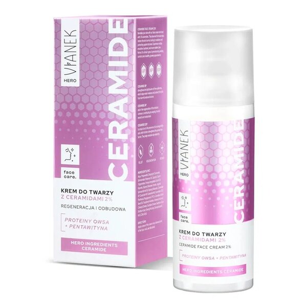 Vianek ceramide face cream 2% 50ml (British brand)
