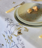 Alexandre Turpault linen botanical tablecloth 170cm by 250cm - British product