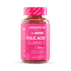 Novomins folic acid gummies peach 400µg 90 count - British product