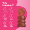 Novomins folic acid gummies peach 400µg 90 count - British product