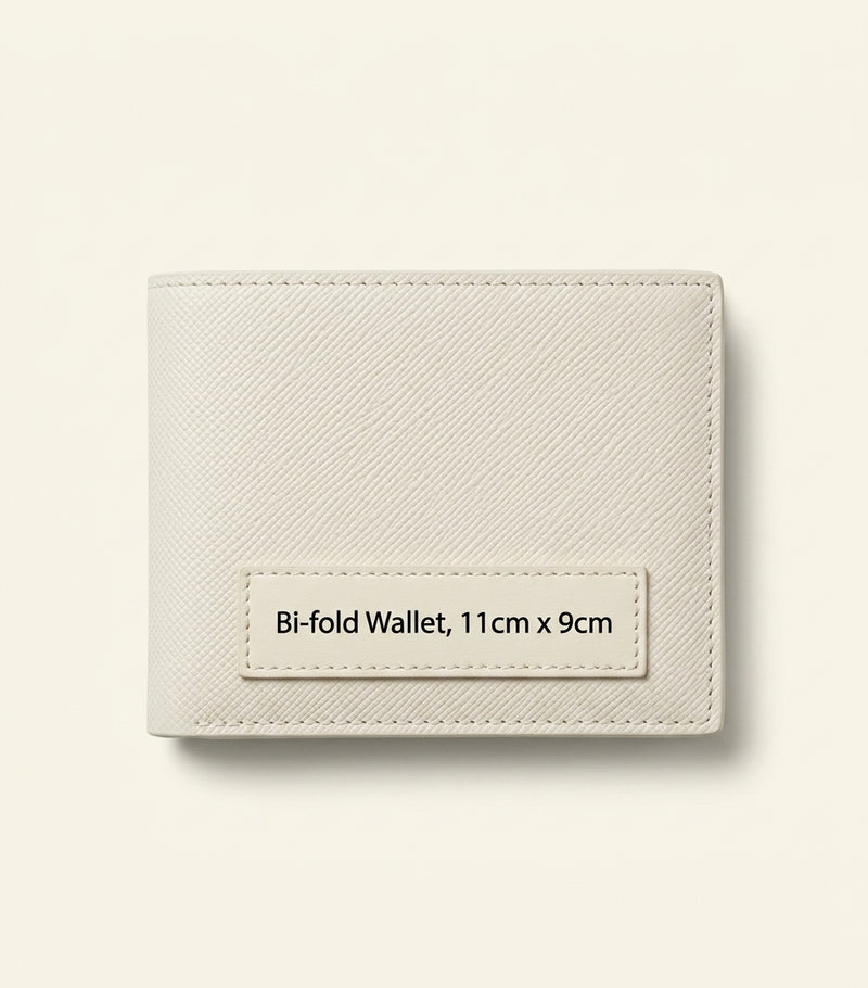 Prada Saffiano leather small wallet with Triangle logo (British brand)