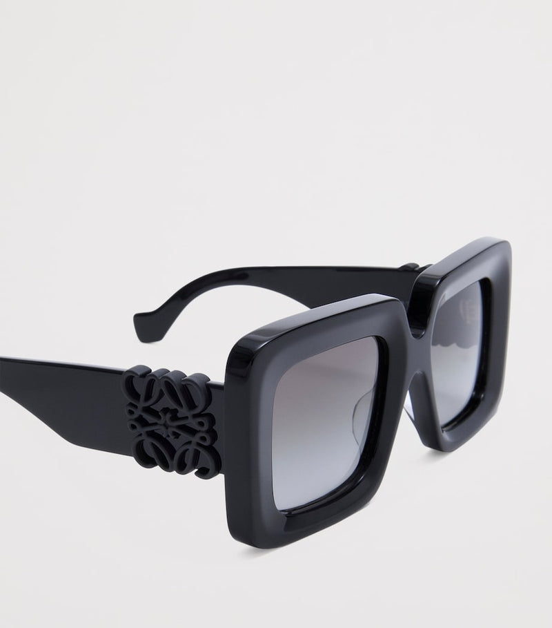 LOEWE bevelled square sunglasses, imported from the UK