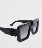 LOEWE bevelled square sunglasses, imported from the UK