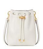 Jimmy Choo mini leather cinch bucket bag, UK version