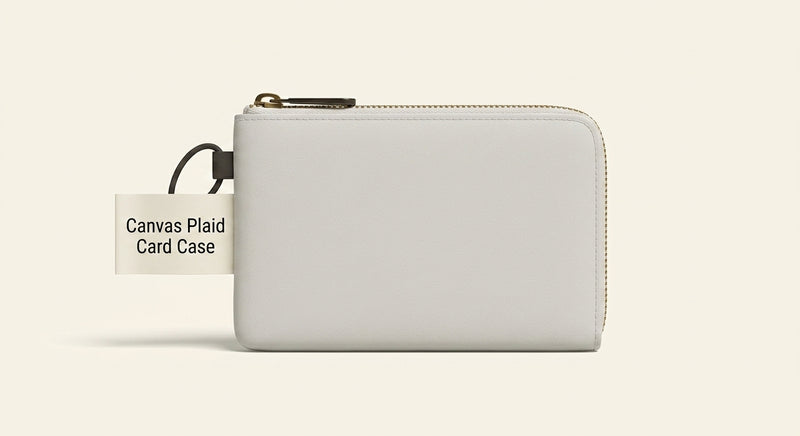 Burberry Check zip card holder, imported from the UK