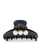 Alexandre de Paris hair clip oversize pearl-detail 8.5cm, imported from the UK