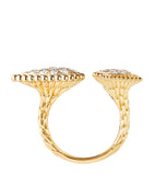 Boucheron Serpent Bohème three motifs ring yellow gold diamonds, UK version