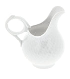 Meissen Waves Relief bisque porcelain creamer (British brand)
